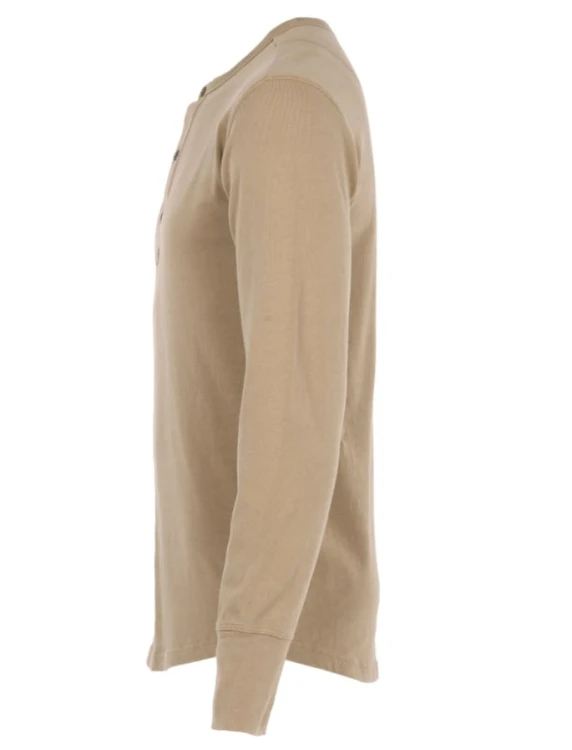 1927 Henley Shirt long sleeve Mojave beige 3.jpg