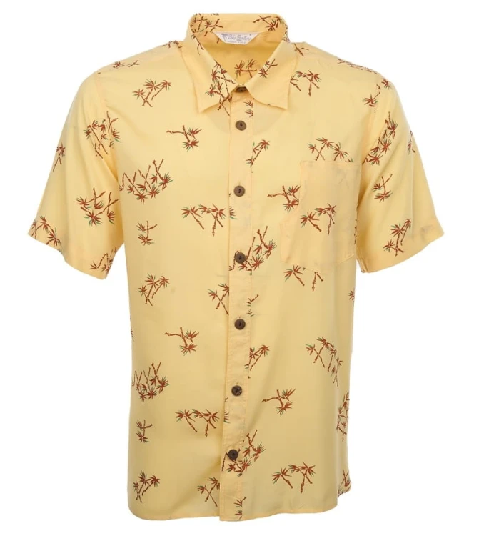 1937 Roamer Shirt short sleeve Bamboo yellow 2.jpg