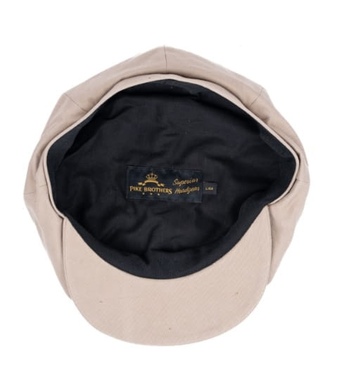 1928 Newsboy Cap cav. twill khaki 3.jpg