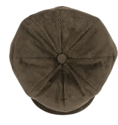 1928 Newsboy Cap olive cord 1.jpg