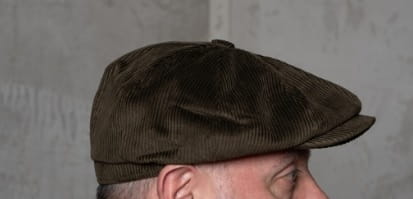 1928 Newsboy Cap olive cord 3.jpg