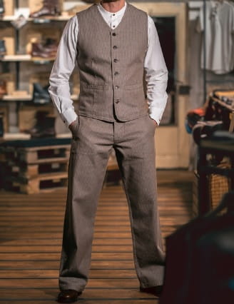 1905 Hauler Vest HBT brown6.jpg