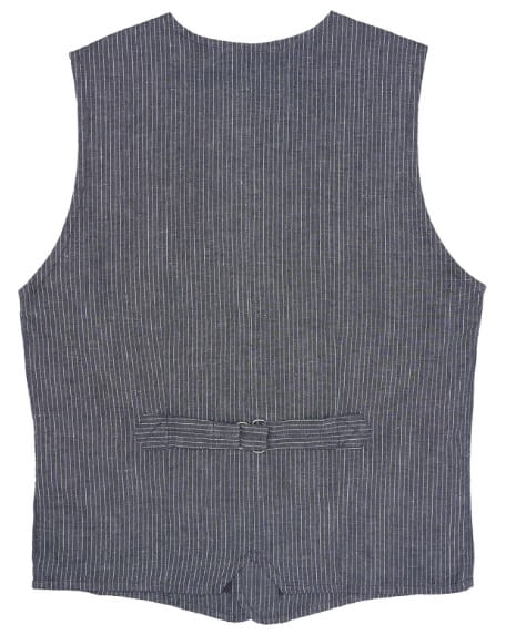 1905 Hauler Vest Grey Striped Linen3.jpg