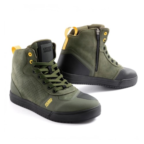 Rebelhorn SPIKE – miejskie buty motocyklowe green demotos 1.jpg