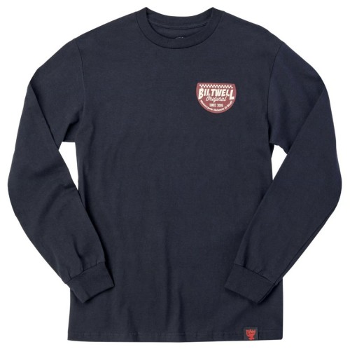 Biltwell Left turn long sleeve t-shirt black De Motos1.jpg