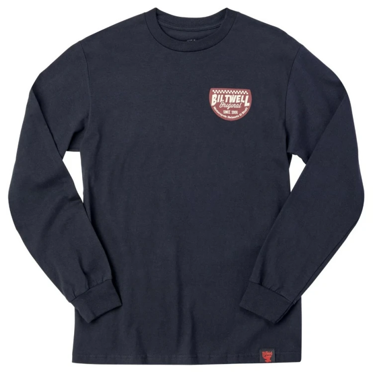 Biltwell Left turn long sleeve t-shirt black De Motos1.jpg