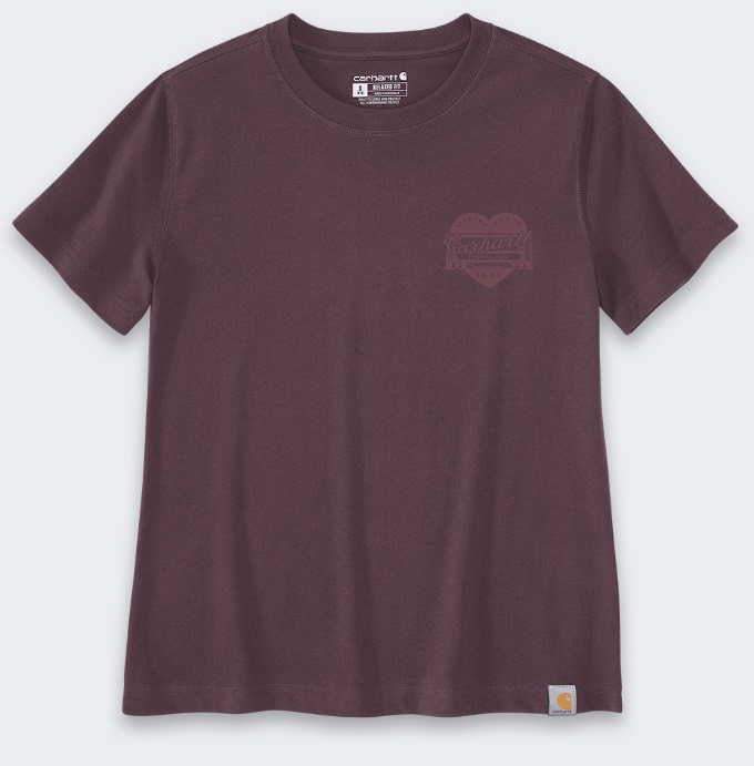 Carhartt Koszulka Damska Heart Cherrywood De Motos1.jpg