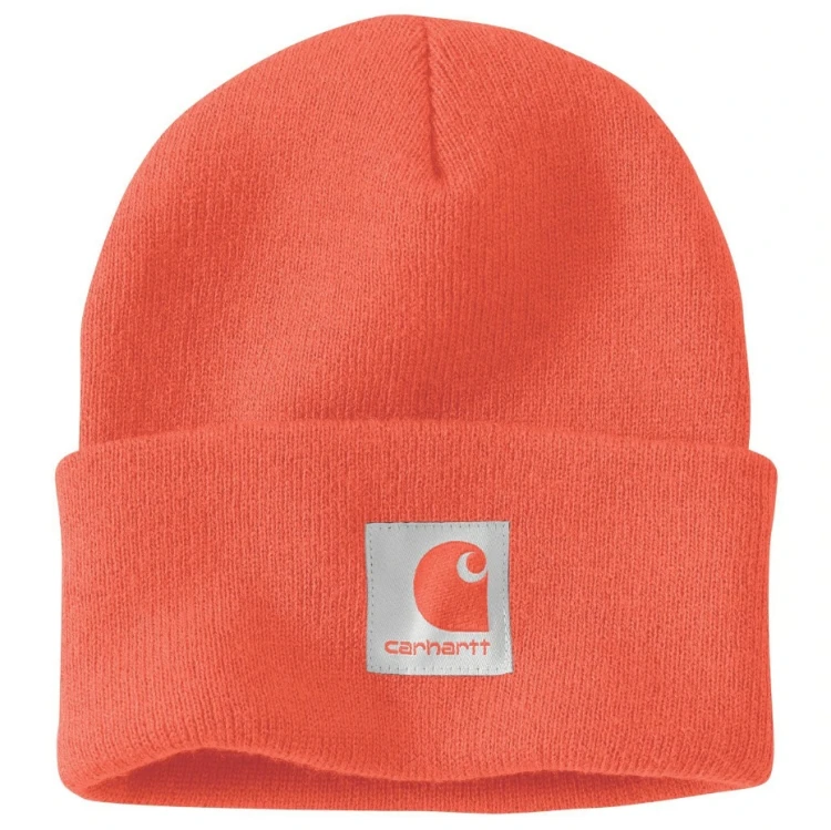 Czapka zimowa Carhartt orange De Motos.jpg