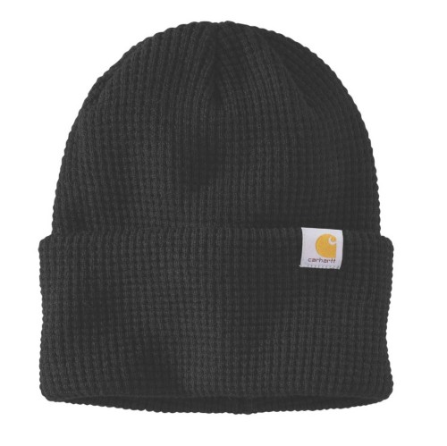 Czapka zimowa Carhartt Waffle Black De Motos.jpg