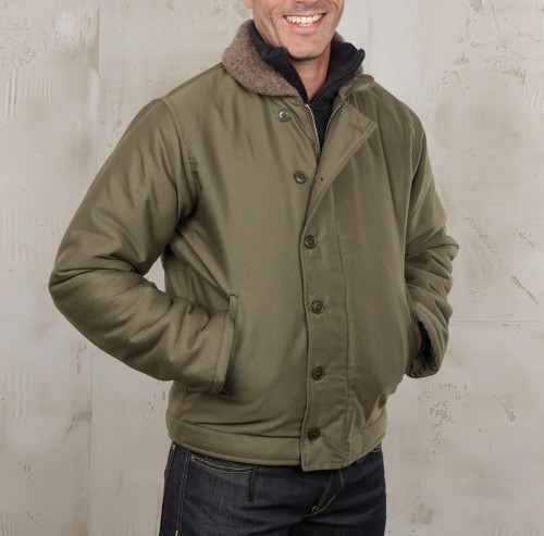 Pike Brothers 1943 N1 Deck Jacket Bangor Green De Motos.jpg