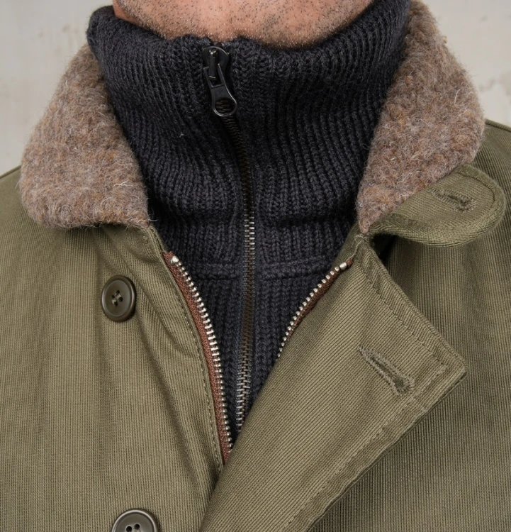 Pike Brothers 1943 N1 Deck Jacket Bangor Green De Motos3.jpg