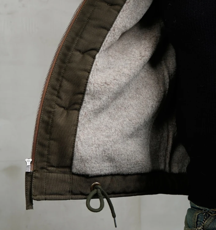Pike Brothers 1944 N1 Deck Jacket Waxed Olive De Motos6.jpg