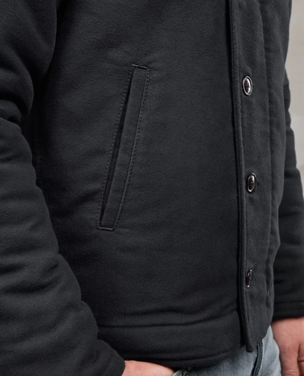 1943 N1 Deck Jacket Moleskin Sulphur Black demotos5.jpg