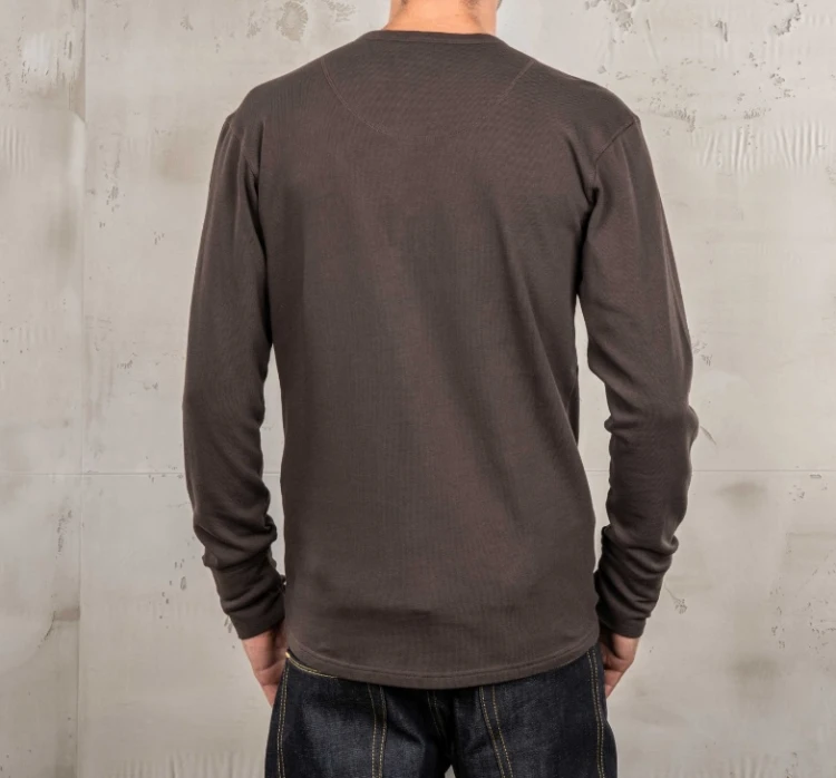 Pike Brothers 1954 Shirt Long Sleeve Coffee  De Motos1.jpg