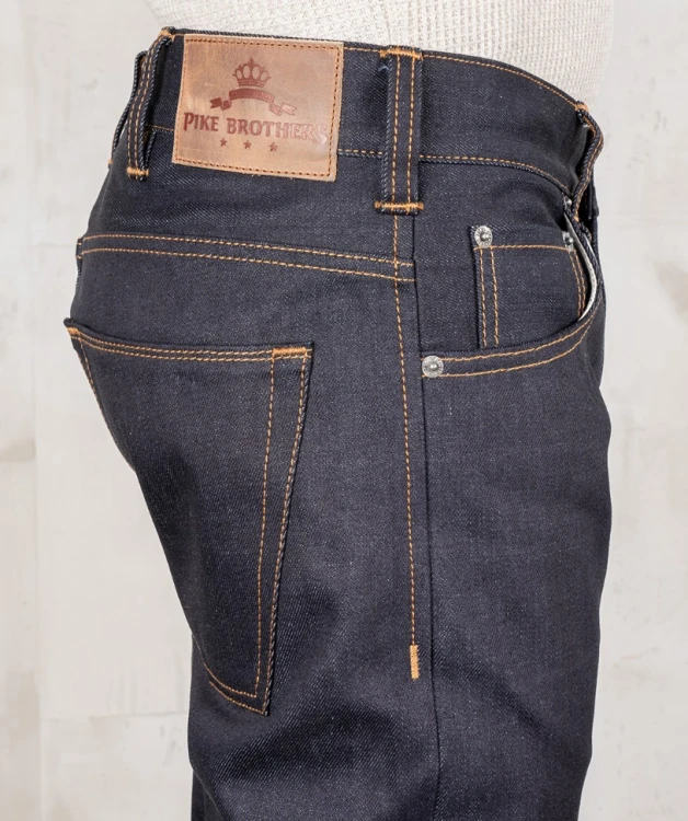 Pike Brothers 1958 Roamer Pant 16oz Indigo Tobacco De Motos3.jpg