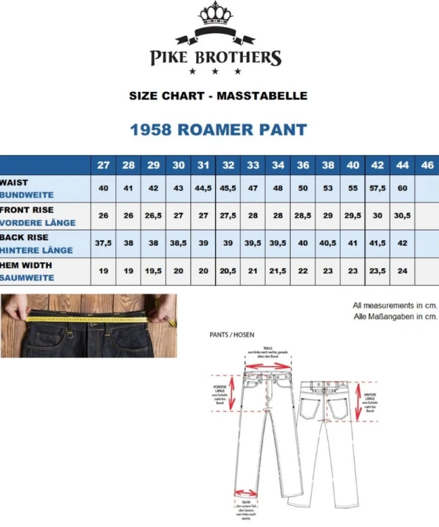 1958 Roamer Pant 15oz Indigo 106 Rinse De Motos5.jpg