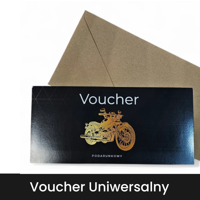 voucher  bon podarunkowy na zakupy w sklepie motocyklowym