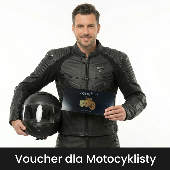 voucher  bon podarunkowy dla motocyklisty na zakup